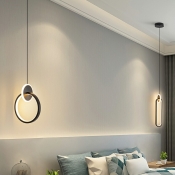 LED Iron Hanging Ceiling Lights Glass Luxury Bar Hanging Light Fixtures