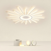 Starburst-Inspired Design Flush Mount Ceiling Lights LED 2.8