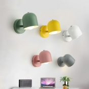 Nordic Creative Macaron Wall Lamp Modern Simple Multicolor Wall Mount Fixture