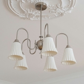5 Light Pendant Lighting Simple Style Bell Shape Metal Hanging Ceiling Light