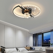 Nordic Minimalist LED Starry Sky Acrylic Ceiling Lamp for Bedroom
