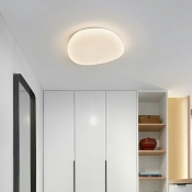 Modern Minimalist Acrylic Ceiling Lamp in White for Entrance and Cloakroom