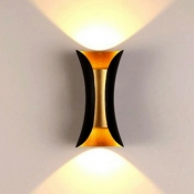 1 Light Minimalism Style Geometric Shape Metal Wall Sconces Light Fixtures
