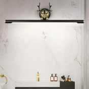 1 Light Minimalistic Style Linear Shape Metal Wall Mounted Vanity Light