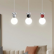 Modern Unique Shape Metal Hanging Ceiling Light for Living Room