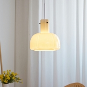 Modern Style Flower Shape Glass Hanging Ceiling Light for Living Room