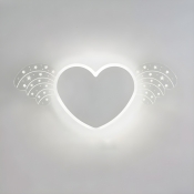 Modern LED Acrylic Wall Sconce - White Light, No Assembly Required