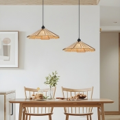 Modern Wood Pendant Light with Adjustable Hanging Length - Sleek Elegance
