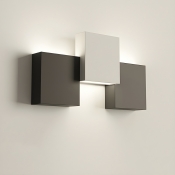 Modern LED Wall Lamp with Up & Down Lighting and Acrylic Shade