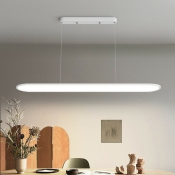 Modern Metal Linear Island Light with Adjustable Hanging Length for Living Room