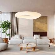 Contemporary Adjustable Hanging Length Chandelier Fixture for Living Room