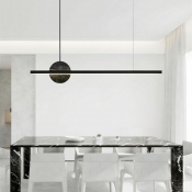 Modern Led Island Light with Adjustable Hanging Length for Dining Room