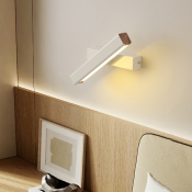 Modern 1-Light Bedroom Wall Light Fixture with Integrated Led