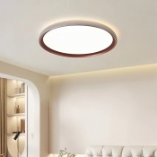 Simplistic Aluminum Flat Mounted Ceiling Fixture with Direct Wired Electric for Master Bedro