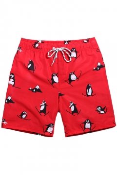 YOIGNG Boardshorts Hedgehog Cartoon Mens Quick Dry Swim Trunks Beach Shorts 