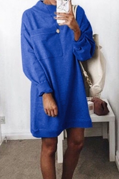 loose style pocket dress