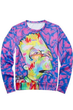 fashion letter gryffindor print colorblock lapel collar long sleeve pullover sweatshirt