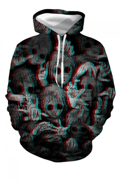 Hot Sale Rose and Skull 3D Printed Sweatshirt Men Women Hoodies Coat B101-058 