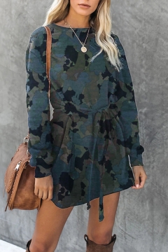 casual camouflage dresses