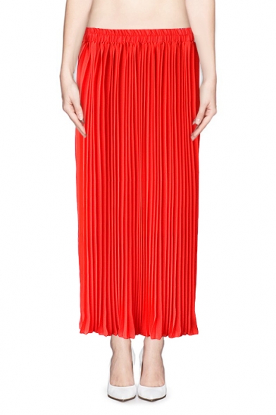 Must-Have Maxi Skirt with Accordion Pleats