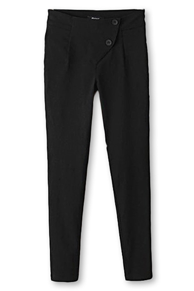 Must Have Black Button Fly Skinny Pants
