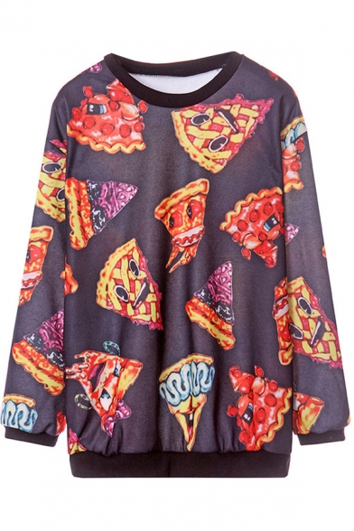 long sleeve pizza shirt