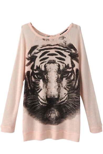 tiger head sweater