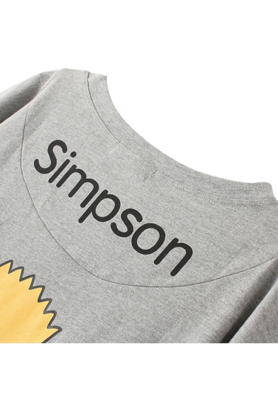 All Over Simpson Print Short Sleeve T-Shirt
