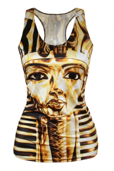 Egypt Pharoah&Corpse Bride&Tiger Print Tanks