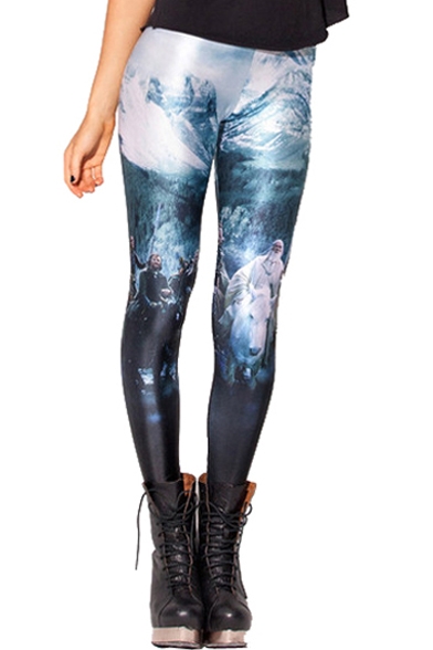 The Lord Of Rings Character Tie Dye Mid Rise Leggings