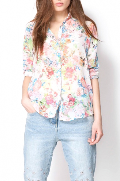 floral print shirt for girls