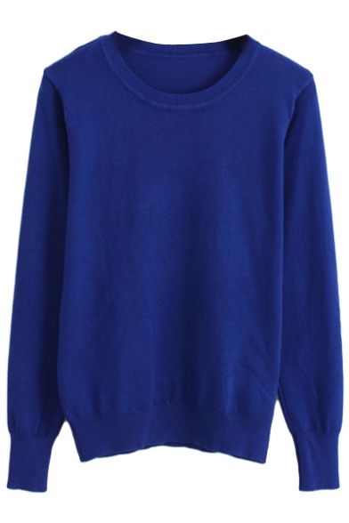 Must-have Style Plain Slim Sweater