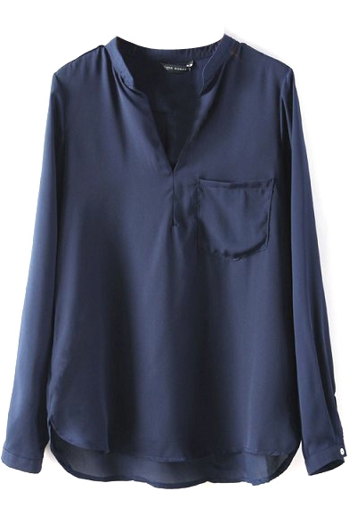 long sleeve chiffon