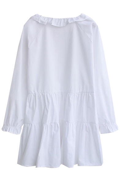 round neck smock