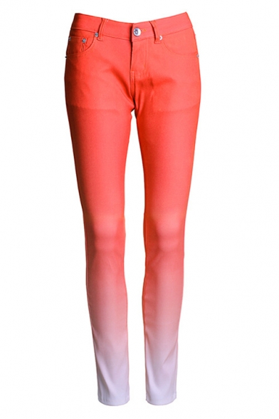 Ombre Style Skinny Jeans
