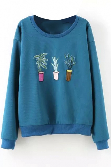 plant lady corded sweatshirt