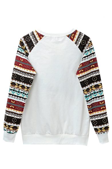 tribal print sweatshirt