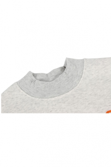 Round Neck Long Sleeve Cropped Car Print Sweatshirt