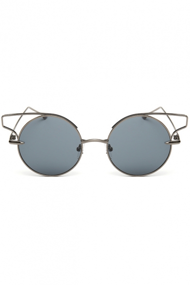 Women's Vintage-Pattern Alloy Cat-eye Sunglasses（Free Glasses Box）