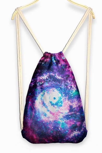 Unisex Linen Galaxy Weekend Bag Backpack