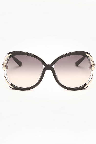 Fashion Steampunk Mirrored Panel Radiation Protection Sunglasses（Free Glasses Box）