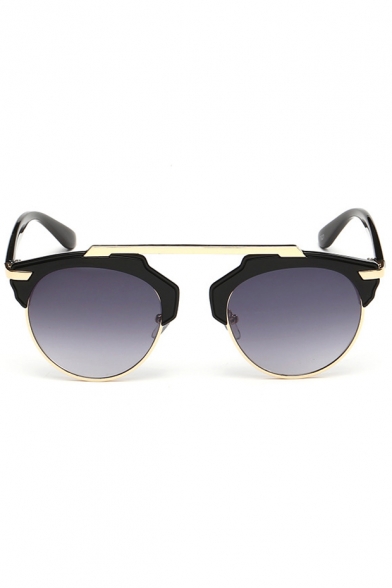 Hot Fashion Alloy Steampunk Mirrored Panel Radiation Protection Hiking Sunglasses（Free Glasses Box）