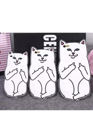 For iPhone 4s/5/5s/6/6s/6 Plus/6s Plus Pocket Cat Silicone Rubber Cell Phone Cases Covers