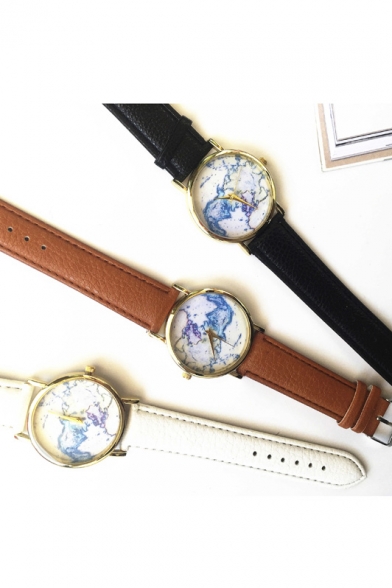 World Map Women's Watches
