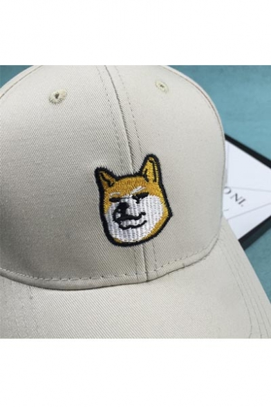 Cute Dog Embellish Outdoor Leisure Fashion Summer Baseball Caps Women Outdoor Caps