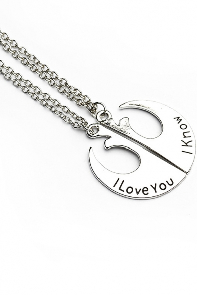 Popular Alloy Metal Lovers Necklaces