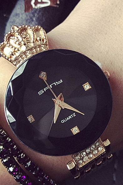 Bling Rhinestone Alloy Women's Water Resistance Watches