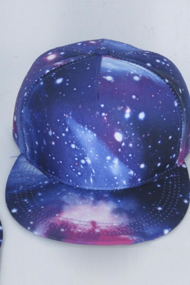 Personality 3D Print Galaxy Pattern Outdoor Leisure Fashion Summer Baseball Caps Women Outdoor Caps