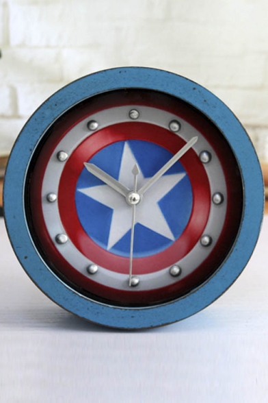 Vintage Super Hero Captain America Alarm Clock