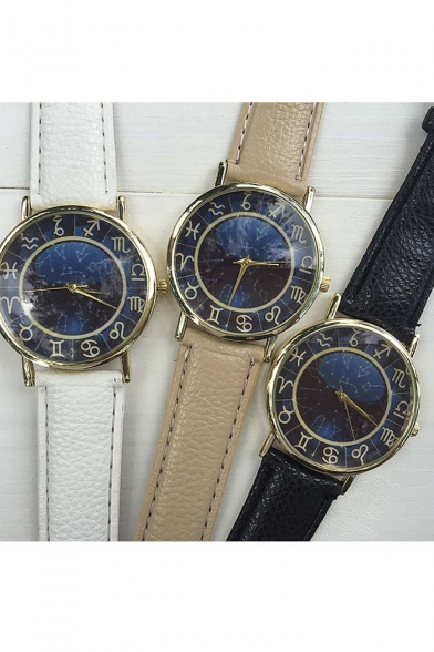 Popular Vintage Leather Quartz Water Resistance Watch